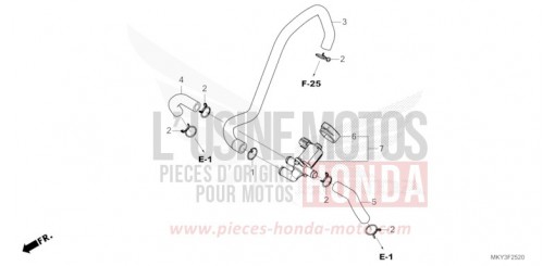 AIR INJECTION CONTROL VALVE CB650RAM de 2021
